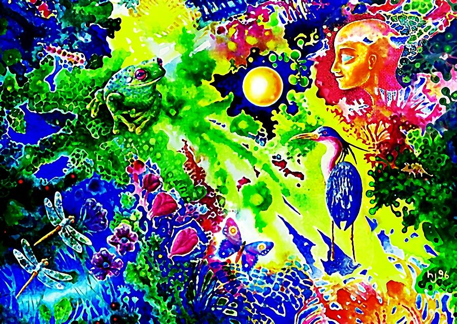 The  World  Of  Gaia Painting by Hartmut Jager