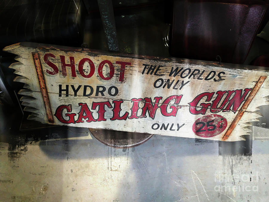 Gatling Gun Photograph - The Worlds Only Gatling Gun by Steven Digman Gatling Gun Photograph - The Worlds Only Gatling Gun by Steven Digman
