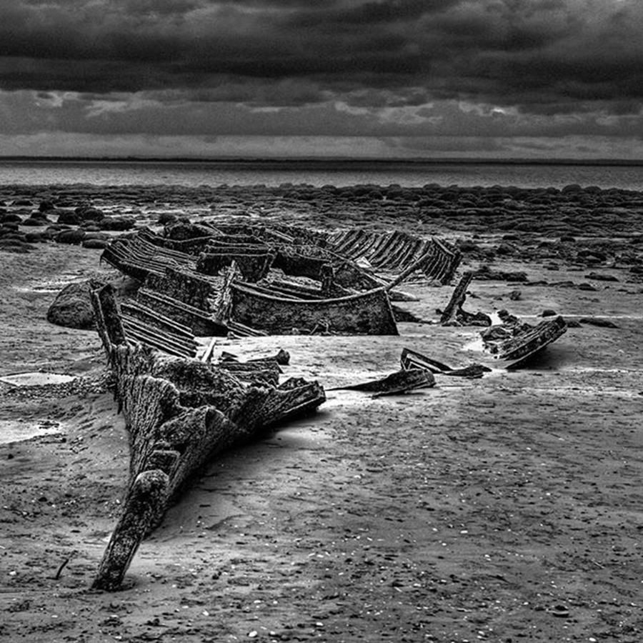 Trawler Photograph - The Wreck Of The Steam Trawler by John Edwards Trawler Photograph - The Wreck Of The Steam Trawler by John Edwards