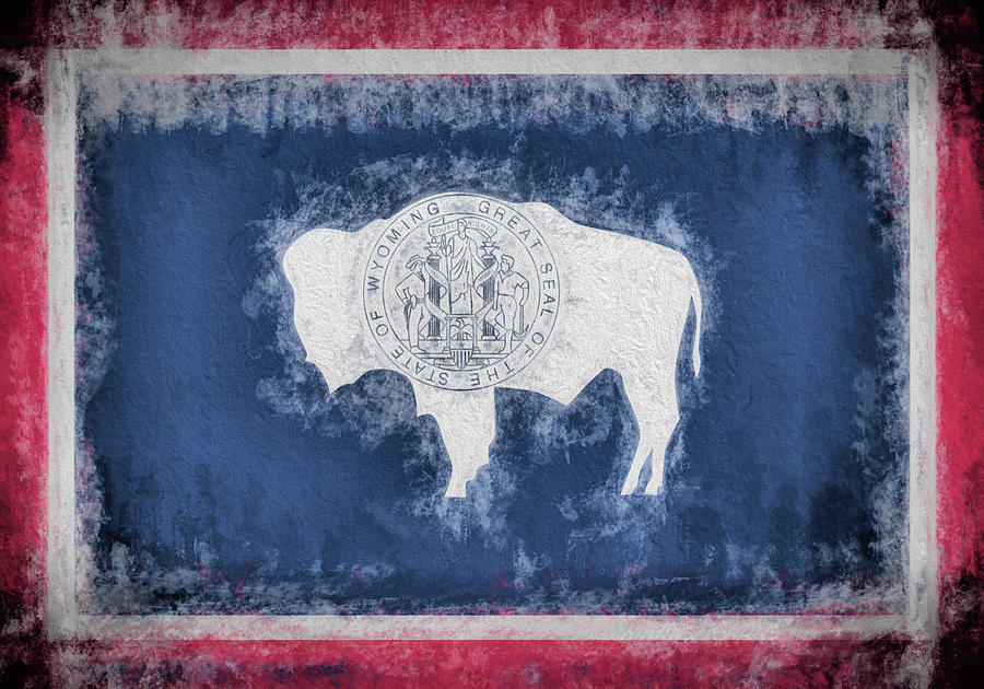 The Wyoming Flag Digital Art by JC Findley