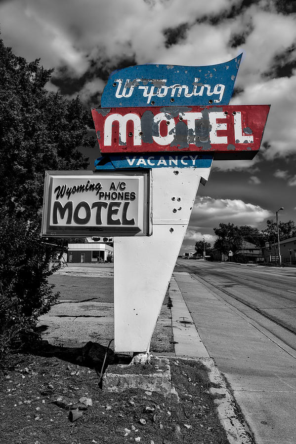 The Wyoming Motel Photograph by Mountain Dreams | Fine Art America