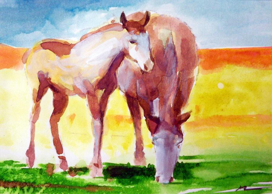 The Yearling Painting by Ed  Heaton