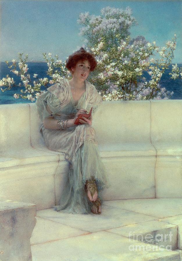 The Years at the Spring -  Alls Right with the World Painting by Lawrence Alma-Tadema