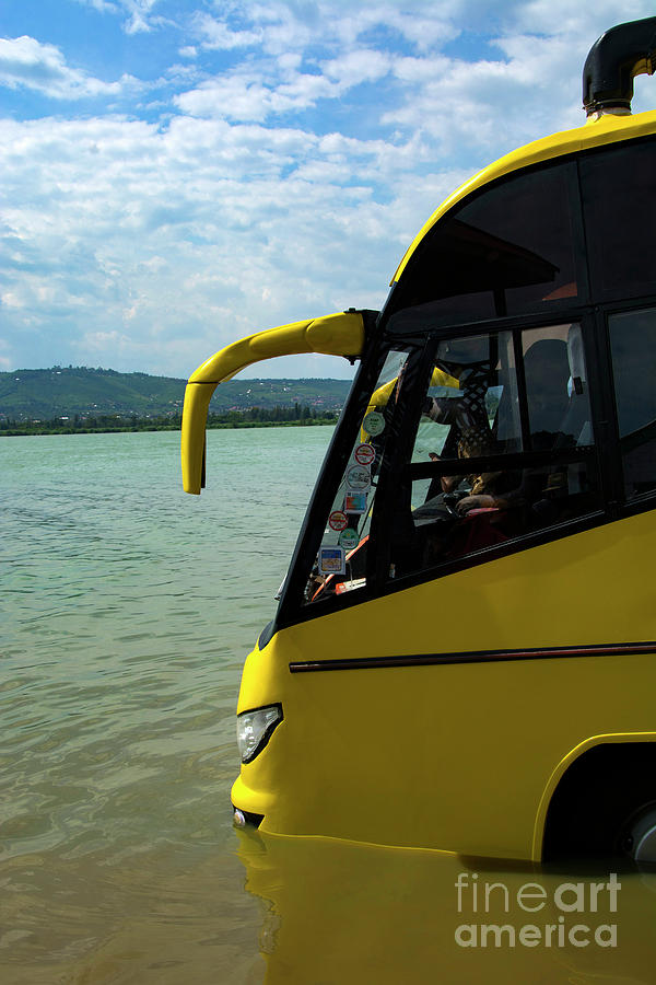 The yellow bus Photograph by Morris Keyonzo