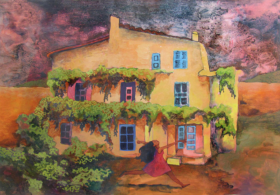 The Yellow House Painting by James Huntley