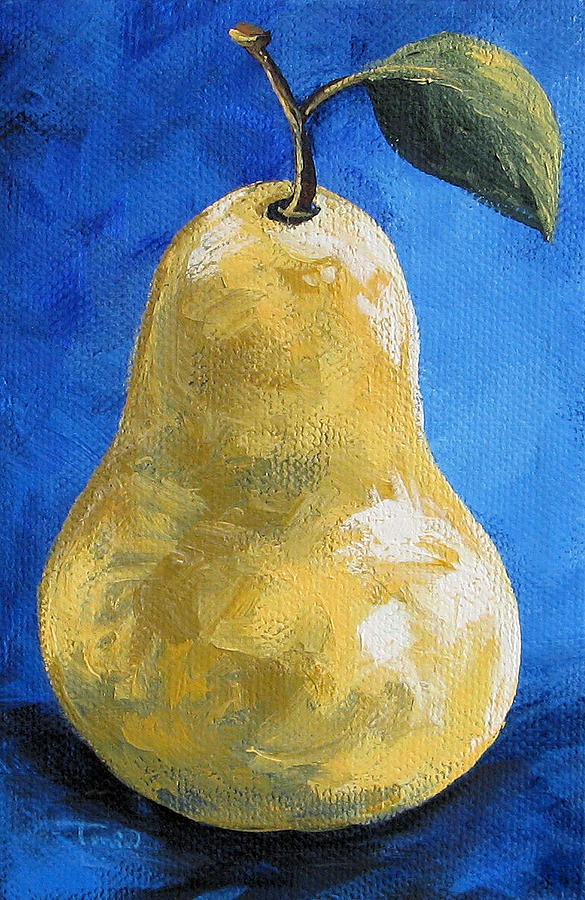 The Yellow Pear II Redux Again Painting by Torrie Smiley