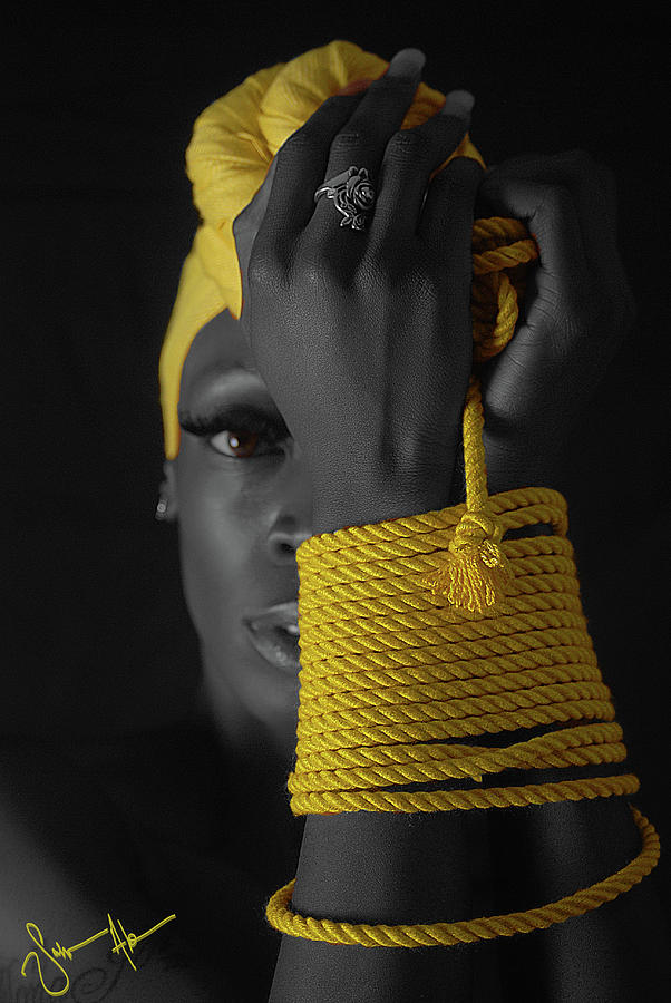 Rope Bondage Photograph - The Yellow by Solomon Abrams Rope Bondage Photograph - The Yellow by Solomon Abrams