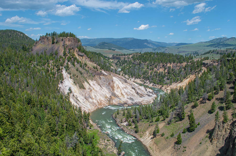 Landscape Photograph - The Yellowstone by Ashley Noble