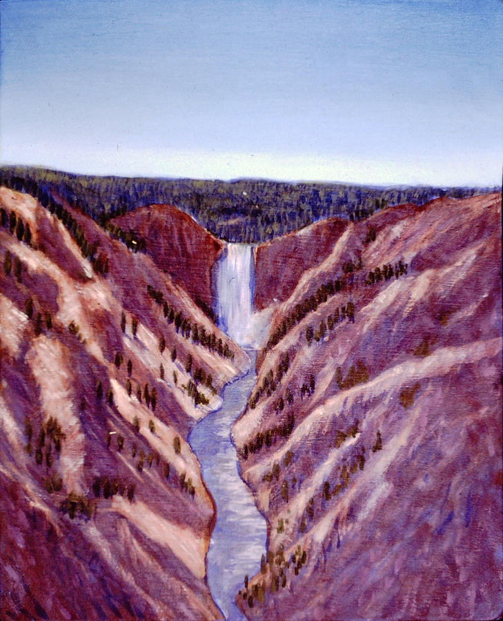 The Yellowstone Painting by David Zimmerman