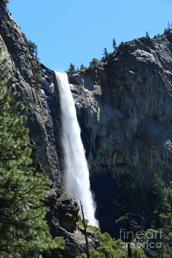 The Yosemite Park Bridal Veil Falls  Photograph by Christiane Schulze Art And Photography