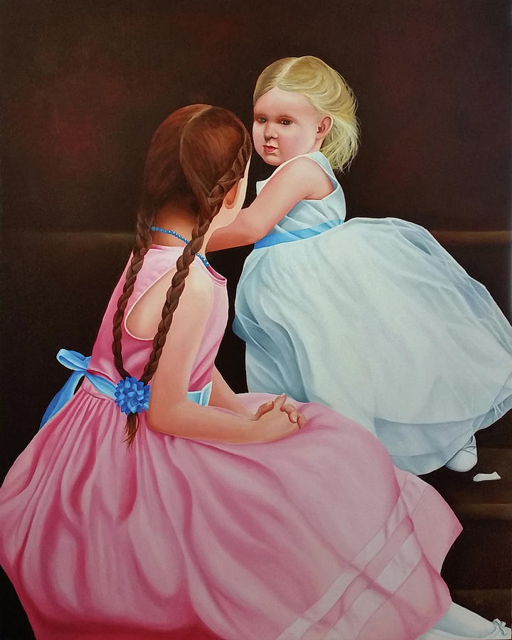 The Youngest Bridesmaid Painting by Vic Ritchey