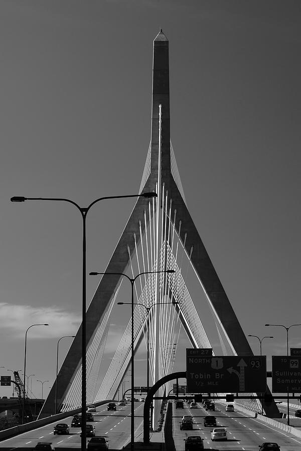 The Zakim Memorial Bridge Photograph by Joann Vitali