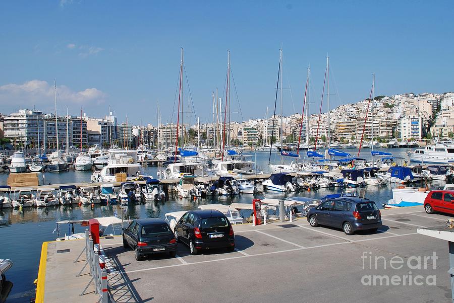 The Zea Marina in Athens Photograph by David Fowler