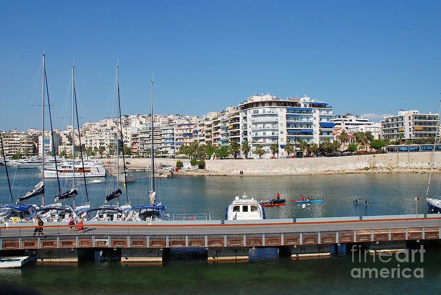 The Zea Marina in Athens Greece Photograph by David Fowler