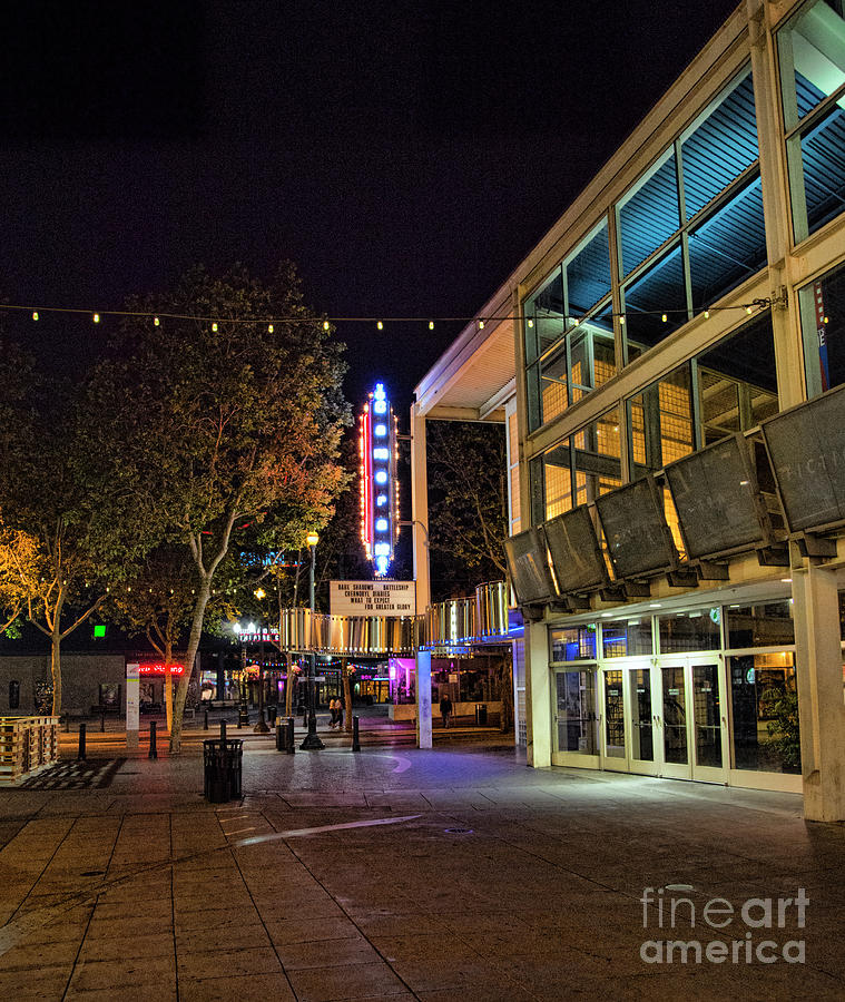 Theater San Jose Downtown  Photograph by Chuck Kuhn