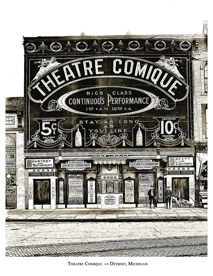 Theatre Comique Drawing