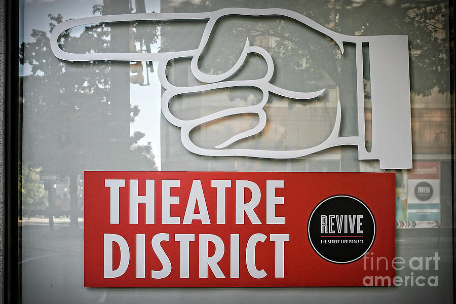 Theatre District Photograph by Tracy Brock