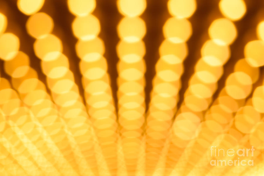 Abstract Photograph - Theatre Lights Defocused by Paul Velgos