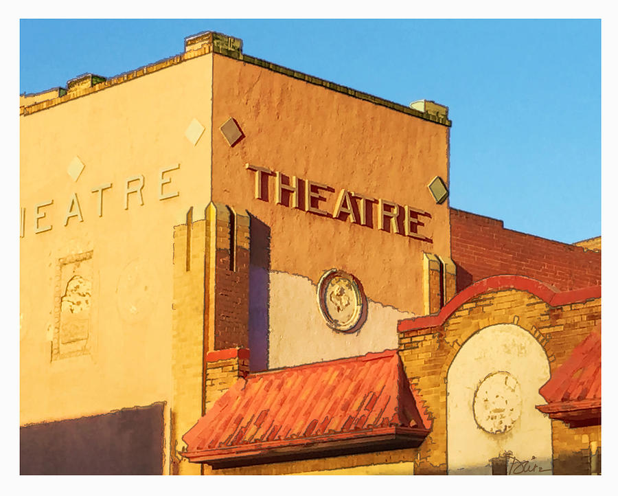 Theatre on Santa Fe Photograph by Peggy Dietz