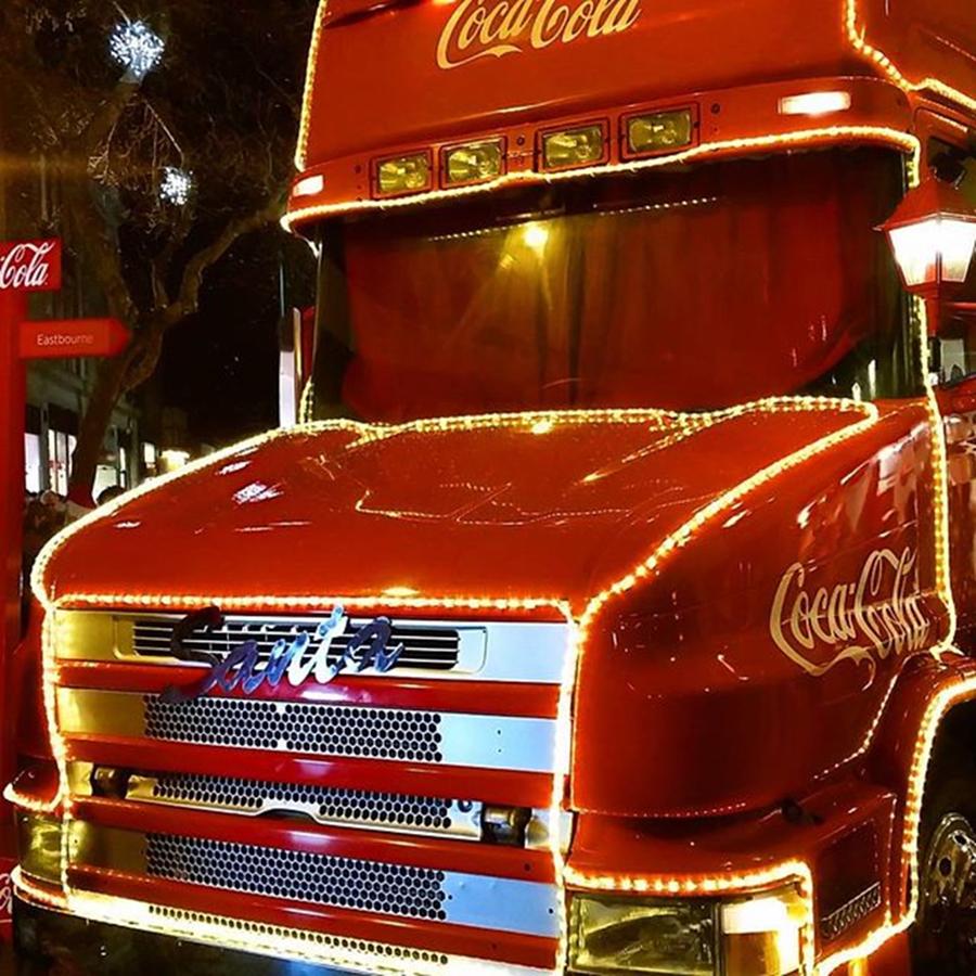 Christmas Photograph - #theholidaysarecoming #cocacola by Natalie Anne
