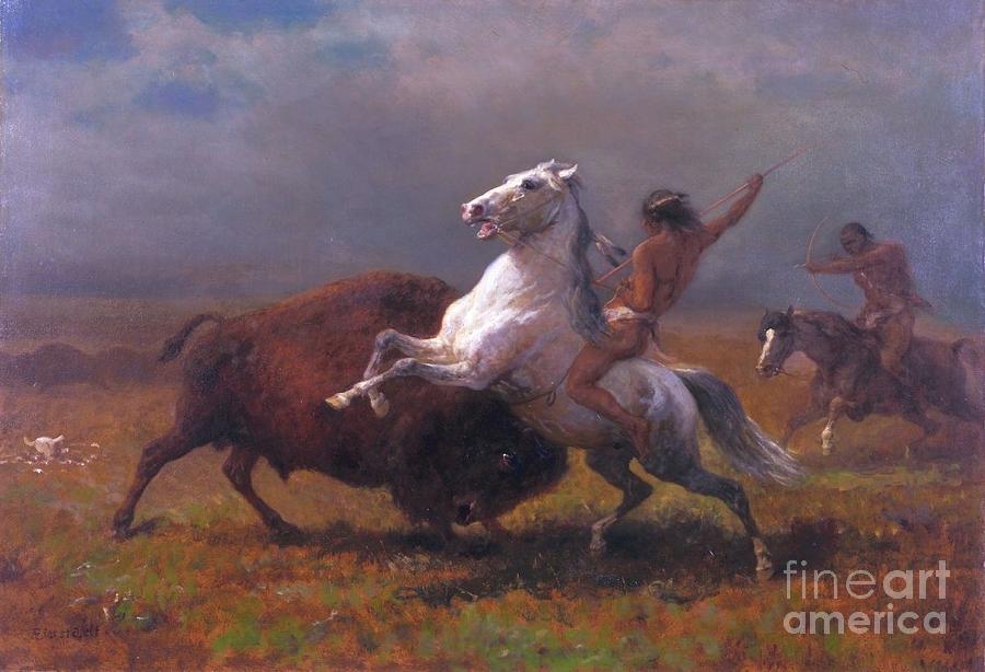 Horse Painting - The_Last_of_the_Buffalo by MotionAge Designs