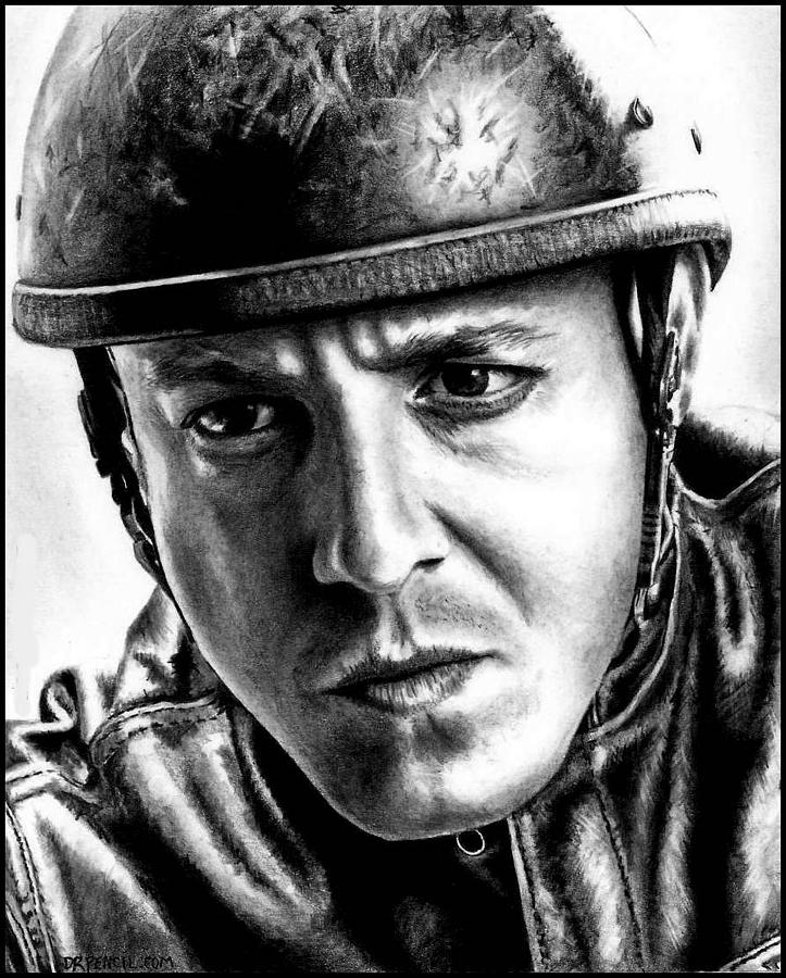 Theo Rossi as Juice Ortiz Drawing by Rick Fortson