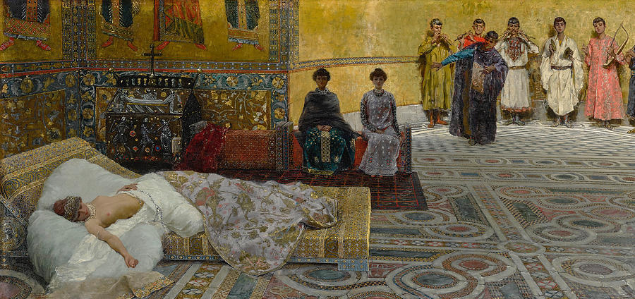 Theodora Painting by Giuseppe de Sanctis