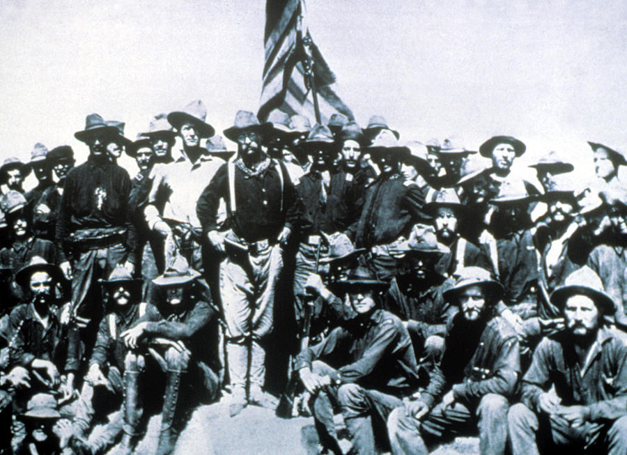 Theodore Roosevelt & Rough Riders by Everett