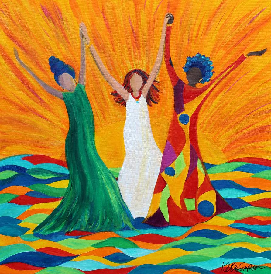 The Power of Hope Painting by Kelly Simpson Hagen
