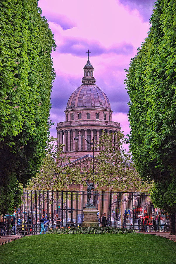 The Pantheon Paris Photograph by Allen Beatty