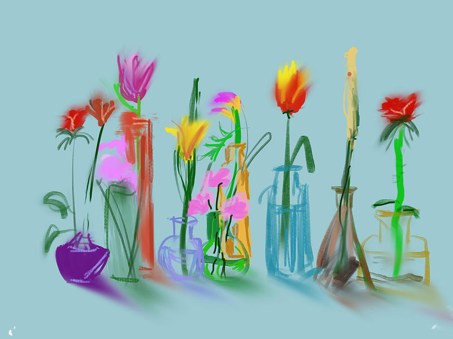 There Are Always Flowers For Those Who Want To See Them Digital Art by Bonny Butler