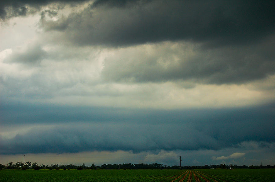 Nature Photograph - There Be a Nebraska Storm a Brewin 010 by NebraskaSC