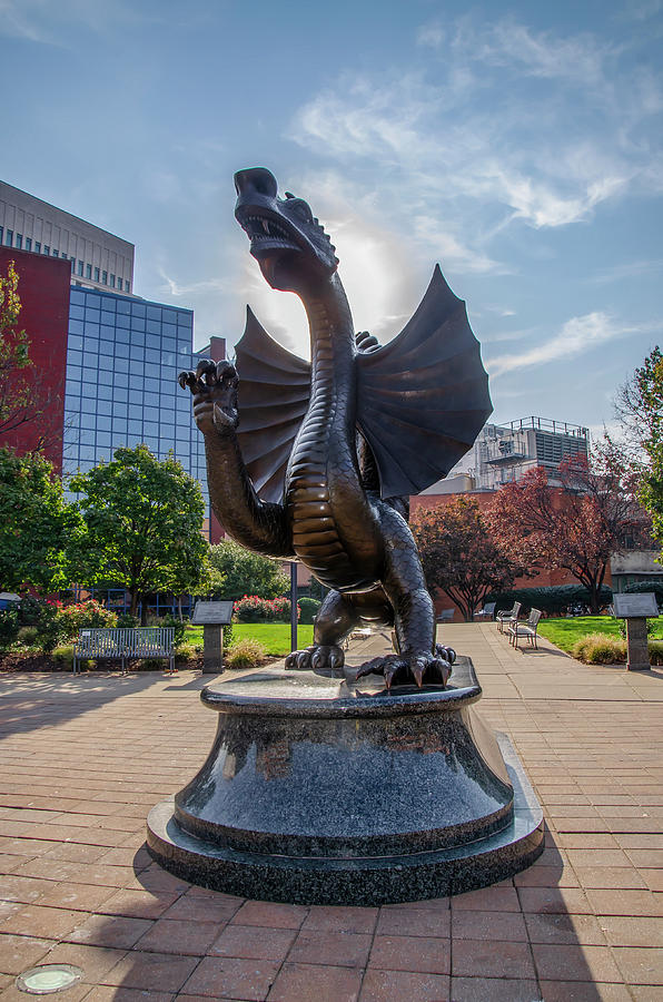 There Be Dragons - Drexel University Photograph by Bill Cannon