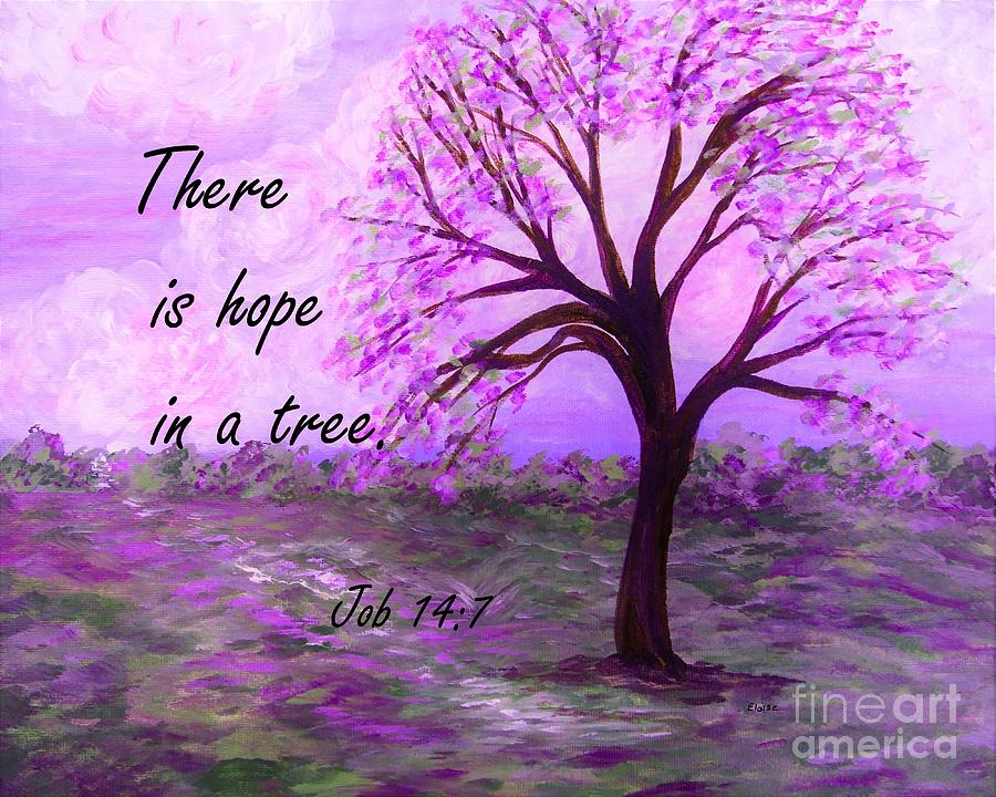 There Is Hope In A Tree Painting