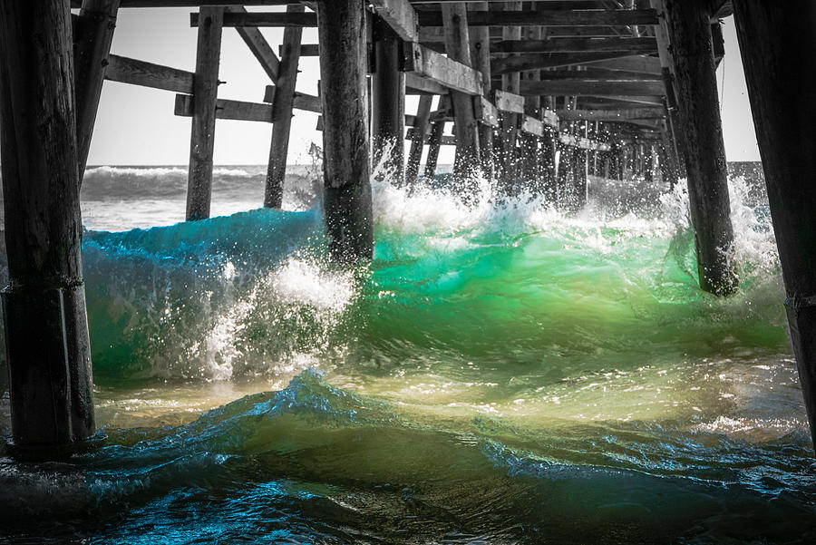 There is hope under the pier Photograph by Scott Campbell