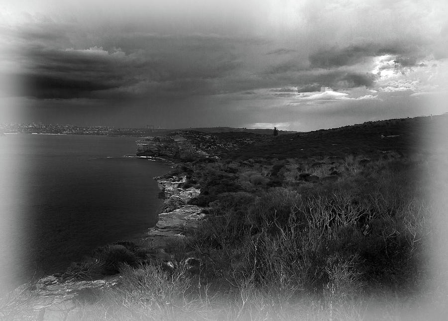 Black And White Photograph - There Is Peace Even In The Storm  by Miroslava Jurcik