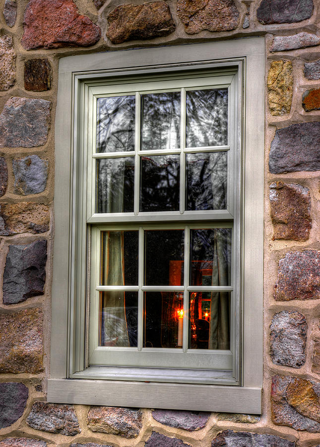 Therell Be A Light in the Windows Until Youre Back Home - Poole Forge - Lancaster County PA Photograph by Michael Mazaika
