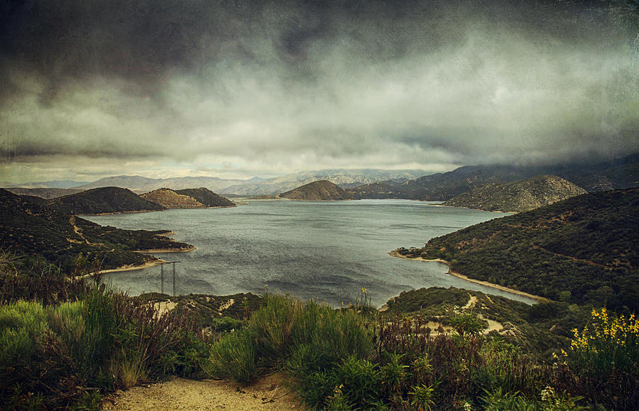 San Bernardino Photograph - Theres a Storm Brewing by Laurie Search