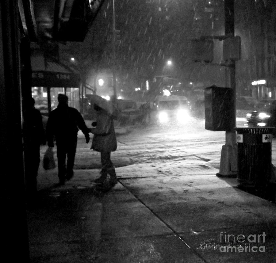 Theres No Time Like Snow Time - Winter in New York Photograph by Miriam Danar