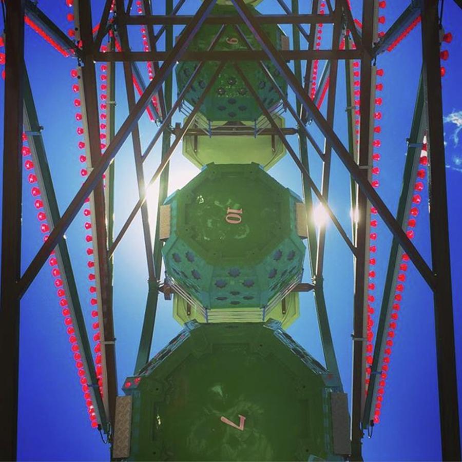 Summer Photograph - Lunchtime Ferris Wheel by Hermes Fine Art