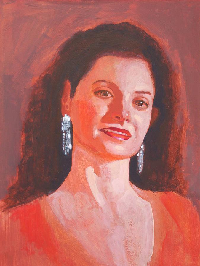 Portrait Painting - Theresa by John Tartaglione