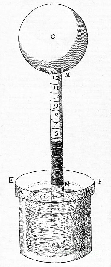 Thermometer, 17th Century Photograph by Wellcome Images