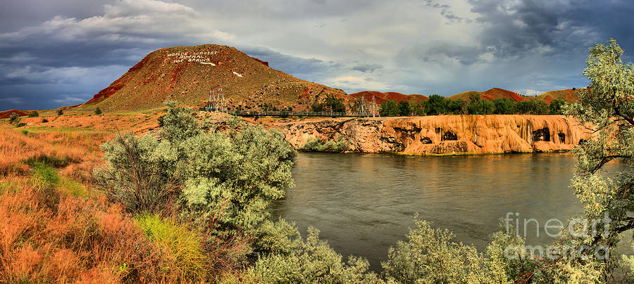 Thermopolis Wyoming Photograph by Adam Jewell