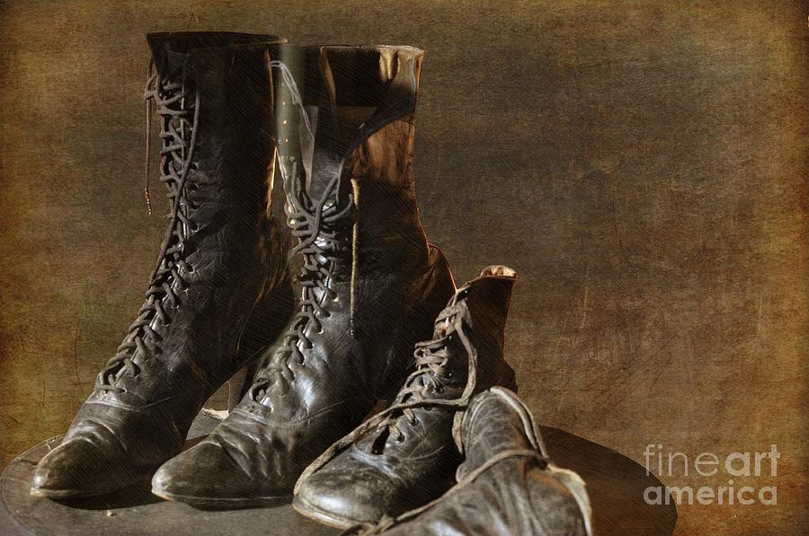 Boot Photograph - These Boots Are Made For Walking by Liane Wright