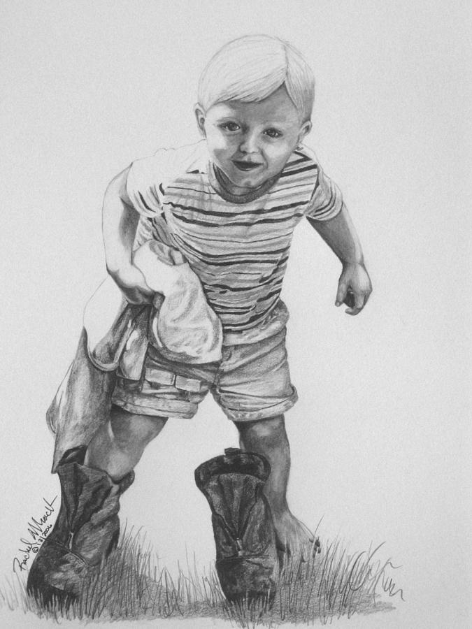These Boots Were Made For Drawing By Rachel Hessinger Fine Art America