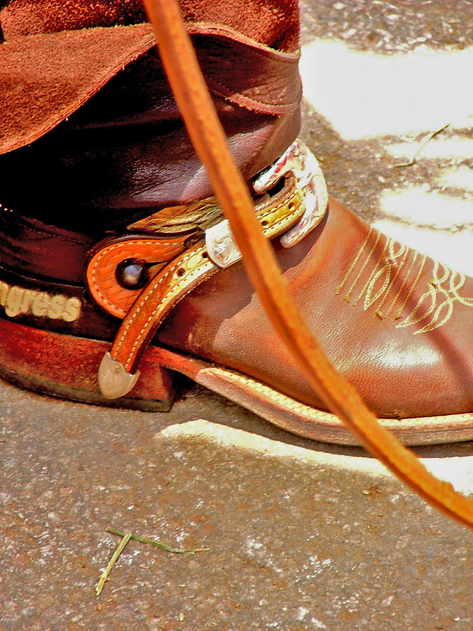 These Boots Were Made for Riding Photograph by Donna Thomas