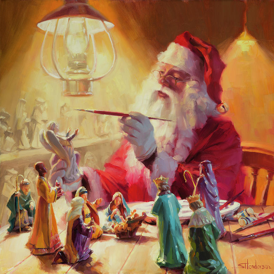 These Gifts Are Better Than Toys Painting by Steve Henderson