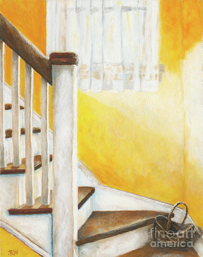 These Old Stairs Painting by Judith Whittaker
