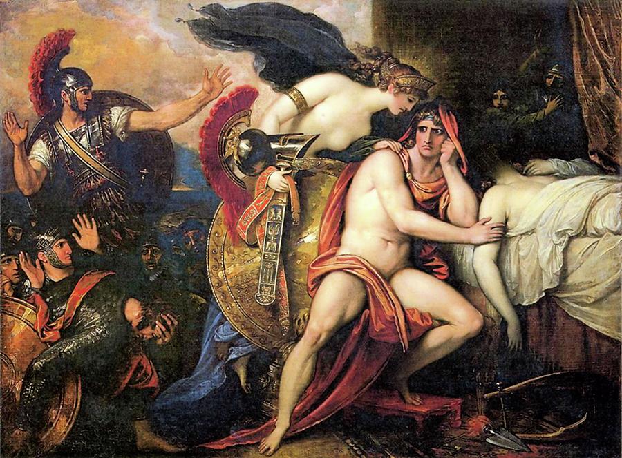 Thetis brings the Armor of Achilles Painting by Benjamin West