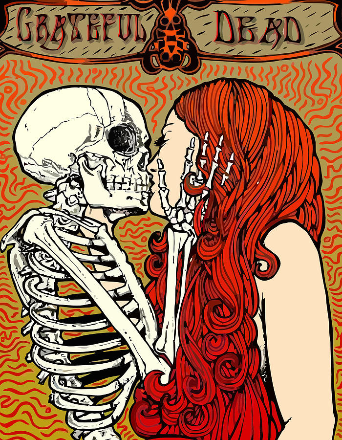 Grateful Dead Digital Art - They Love Each Other by The Lover